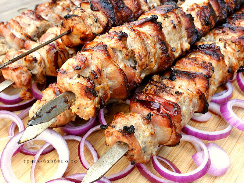 pork shish kebab