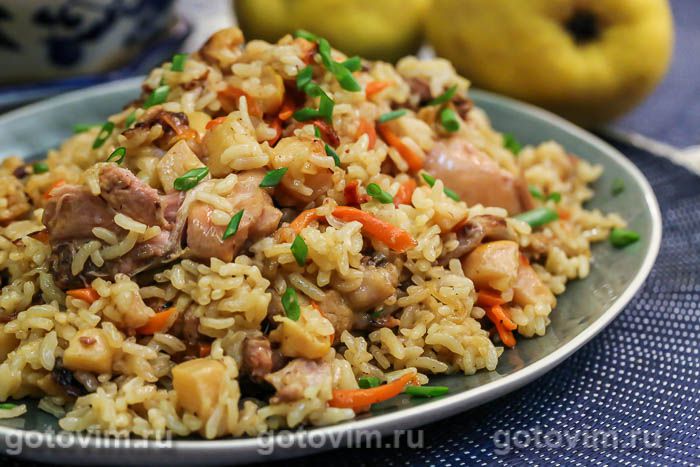 Pilaf with chicken