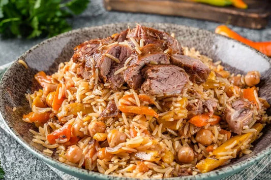 Pilaf with beef